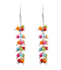 Multi Color Onyx Zircon Beads Earrings CE-1007 photo 1