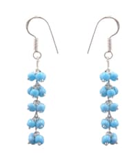 Turquoise Zircon Beads Earrings CE-1010 photo 2