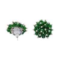 Emerald Zircon Beads Earrings CE-1019 photo 3