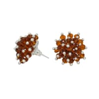 Champion Quartz Zircon Beads Earrings (Tops) CE-1041 photo 2