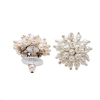 Pearl Zircon Beads Earrings (Tops) CE-1045 photo 2