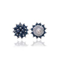 Blue Sapphire Zircon Beads Earrings (Tops) CE-1076 photo 3
