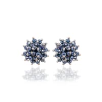 Black Pyrite Zircon Beads Earrings CE-1078 photo 1