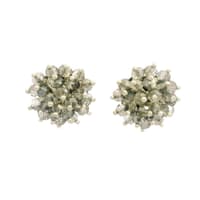 Black Rutile Color Zircon Beads Studs CE-1177 photo 4
