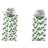 Tourmaline & Lemon Topaz Zircon Beads Dangle Style Earrings CE-1178 photo 2