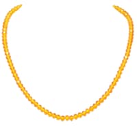 Citrine Color Zircon Bead Necklacefor Women-Cn1008 photo 1
