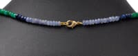 Natural Gemstone Multi Color Precious Beads Necklace NP1019 photo 4
