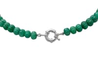 Spinel & Emerald Pumpkin Shape Gemstone Beautiful Necklace NP1024 photo 4