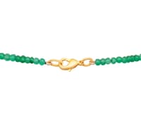 Emerald Necklace With Sterling Silver Emerald Studded Pendant NP1026 photo 6