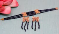 Natural Sapphire Beads Necklace Earrings & Bracelet NP1094 photo 5