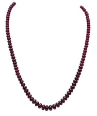 Ruby Gemstone Beads Necklace NP1223 photo 1
