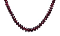 Ruby Gemstone Beads Necklace NP1223 photo 2
