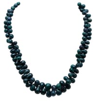 Emerald Gemstone Faceted Drop Shape Necklace NP1280 photo 1