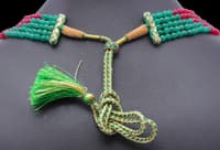 Ruby & Emerald Gemstone Oval Shape Beads Necklace NP1289 photo 6