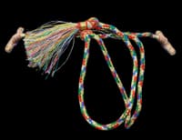 7 Layers of Ruby, Emerald & Sapphire Gemstone Faceted Beads Necklace NP1298 photo 2