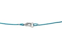 Blue Sapphire Gemstone Almond Shape Necklace NP1312 photo 3