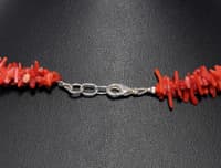 2 Layers Natural Coral Gemstone Necklace NP1315 photo 4