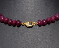 Ruby Gemstone Beads Necklace NP1320 photo 4