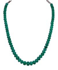 Emerald Gemstone Beads necklace NP1323 photo 1