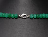 Emerald Gemstone Beads necklace NP1323 photo 4