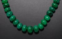 24" Inches Emerald Gemstone Beads Necklace NP1333 photo 3