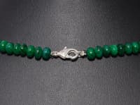 24" Inches Emerald Gemstone Beads Necklace NP1333 photo 4