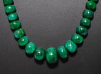 Emerald Gemstone Beads Necklace NP1337 photo 3