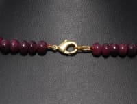 22" Inches Ruby Gemstone Beads necklace NP1345 photo 4