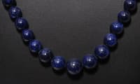 26" Inches Blue Sapphire Gemstone Beads Necklace NP1352 photo 3
