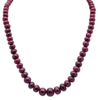 Ruby Gemstone Beads Necklace NP1354 photo 1