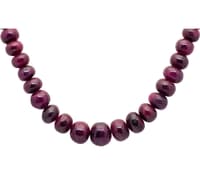 Ruby Gemstone Beads Necklace NP1354 photo 3