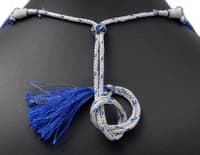 3 Layers Of Blue Sapphire Gemstone 26" Faceted Beads Long Necklace NP1370 photo 4