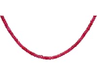 Glass filed Ruby Gemstone Faceted Beads String NP1377 photo 2
