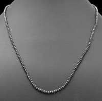 Black diamond Gemstone Faceted Beads String NP1402 photo 2
