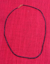 Black diamond Gemstone Faceted Beads String NP1402 photo 6