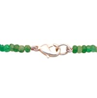 23" Inches Emerald Gemstone Shaded Faceted Beaded Necklace NP1409 photo 5