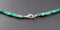 23" Inches Emerald Gemstone Shaded Faceted Beaded Necklace NP1409 photo 6