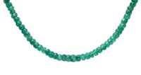 26" Inches Emerald Gemstone Faceted Beads Necklace NP1410 photo 2
