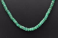 26" Inches Emerald Gemstone Faceted Beads Necklace NP1410 photo 4