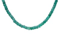 28" Inches Emerald Gemstone faceted Beaded Necklace NP1413 photo 2