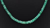28" Inches Emerald Gemstone faceted Beaded Necklace NP1413 photo 4
