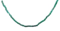 21" Inches Emerald Gemstone Faceted Beaded Necklace NP1415 photo 2