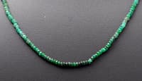 21" Inches Emerald Gemstone Faceted Beaded Necklace NP1415 photo 4