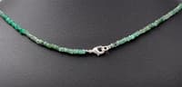 21" Inches Emerald Gemstone Faceted Beaded Necklace NP1415 photo 5