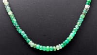 24" Inches Emerald Gemstone Shaded Beaded Necklace NP1416 photo 5
