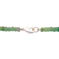 24" Inches Emerald Gemstone Shaded Beaded Necklace NP1416 photo 7