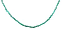 Emerald Gemstone Faceted Beads String NP1418 photo 2