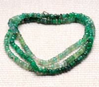 Emerald Gemstone Faceted Beads Strand NP1420 photo 3