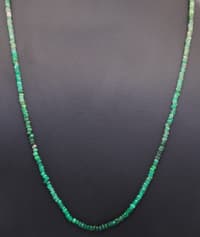 Emerald Gemstone Faceted Beads Strand NP1420 photo 4