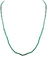 18" Inches Emerald Faceted Beads Necklace NP1424 photo 1